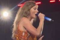 Taylor Swift regañó a un guardia de seguridad en pleno concierto 