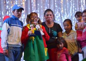 La Chilindrina llor&oacute; al Chavo en Ambato 
