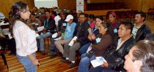 Organizaciones sociales de Azuay participan en las Conferencias Ideol&oacute;gicas de la SNGP