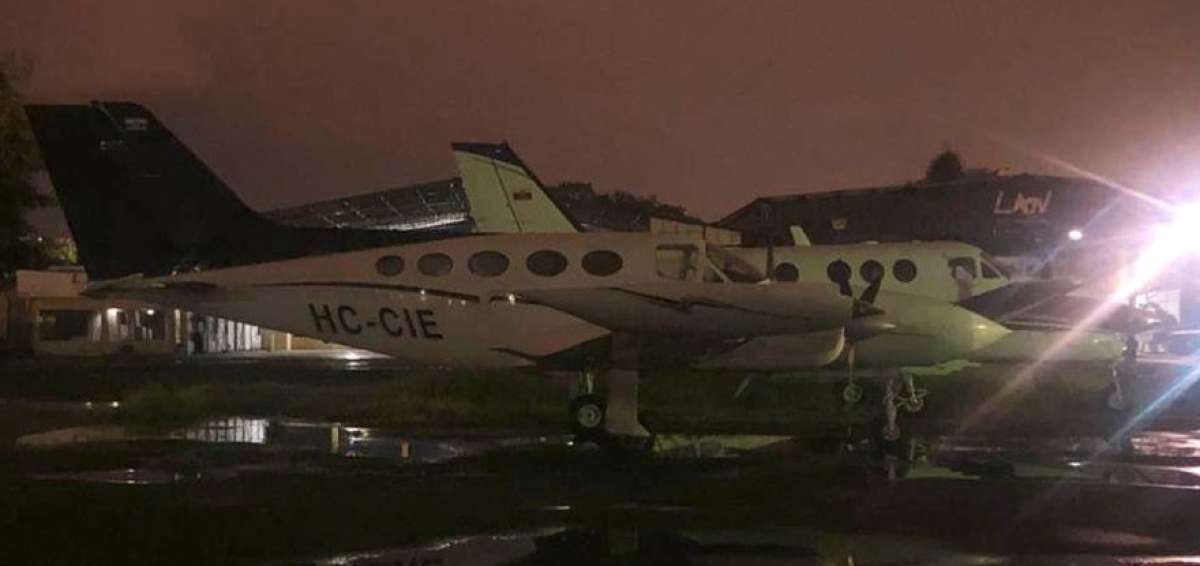 Esta avioneta fue incautada dentro del operativo antinarc&oacute;ticos desarrollado por las autoridades ecuatorianas.