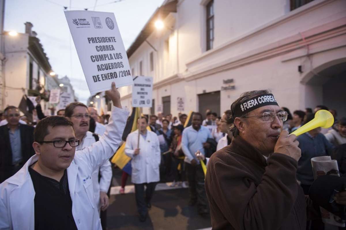 M&eacute;dicos del pa&iacute;s se movilizar&aacute;n hoy desde las 16:00 para entregar propuesta de c&oacute;digo de la salud. Foto Archivo/ EL TEL&Eacute;GRAFO.