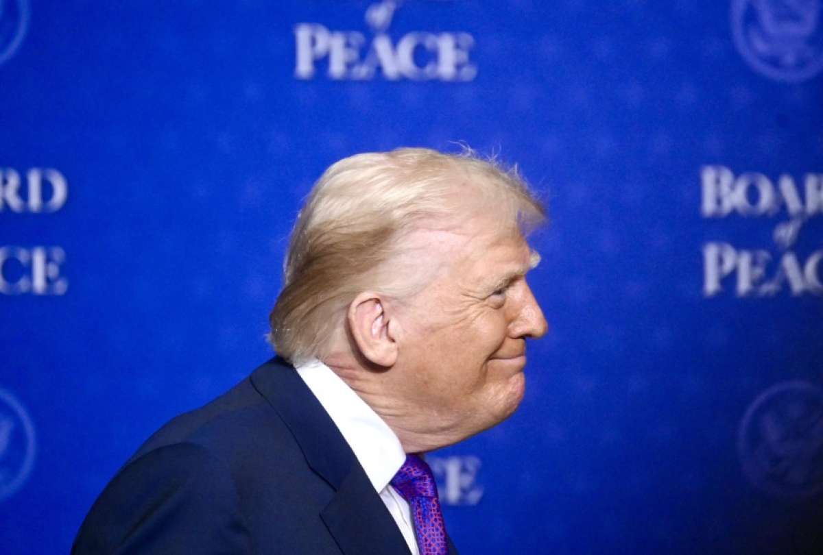 Donald Trump durante un acto oficial en Washington, donde se refiri&oacute; a la tensi&oacute;n con Ir&aacute;n.