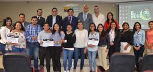 Autoridades y estudiantes de la universidad vivieron con intensidad esta actividad que form&oacute; parte de la  semana de aniversario de la instituci&oacute;n.