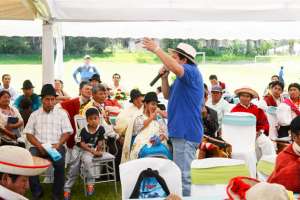 Los representantes de las comunas rurales de Pichincha se reunieron para incentivar una mejor organizaci&oacute;n y as&iacute; consolidar sus problemas. Daniel Molineros