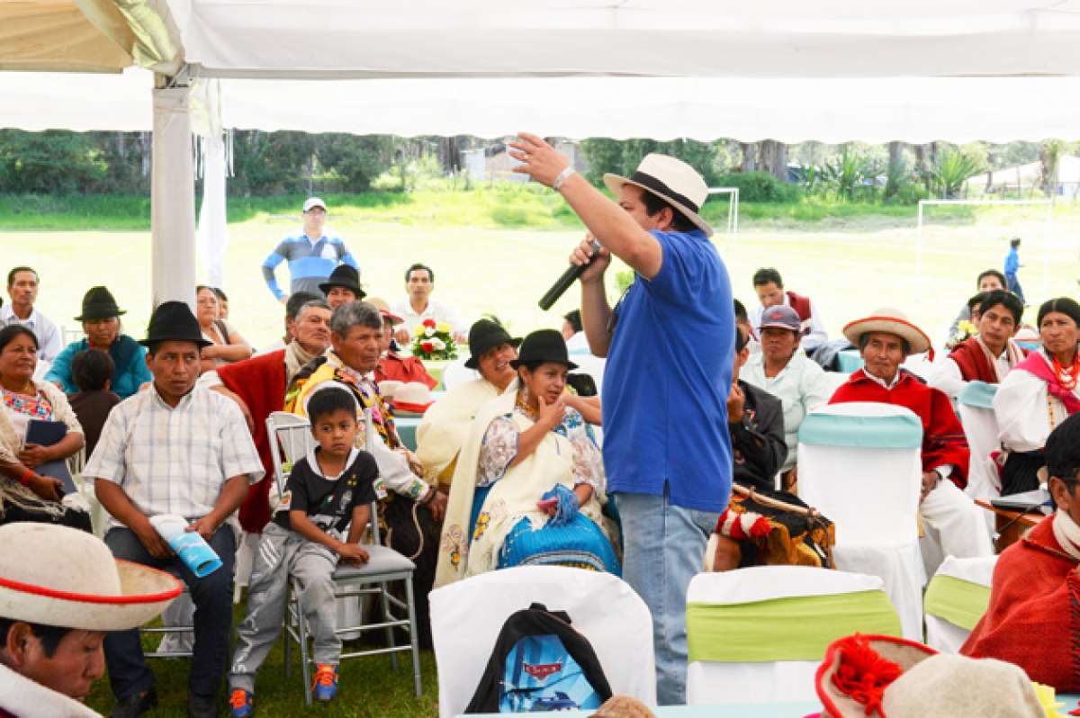 Los representantes de las comunas rurales de Pichincha se reunieron para incentivar una mejor organizaci&oacute;n y as&iacute; consolidar sus problemas. Daniel Molineros