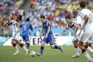 Resumen primer tiempo Argentina-Alemania