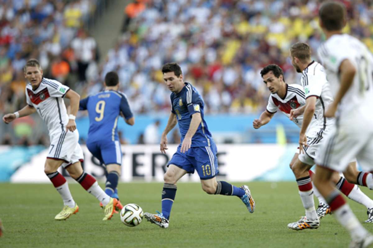 Resumen primer tiempo Argentina-Alemania