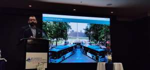 En el Congreso se habl&oacute; sobre el caso de Chile como un modelo exitoso el cambio de buses que utilizan combustible f&oacute;sil con unidades el&eacute;ctricas.