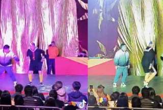Kiki apareció a sus 81 años en una presentación en un circo en El Callao, Perú. 