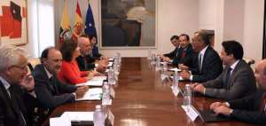 El vicepresidente Jorge Glas se reuni&oacute; con autoridades y empresarios espa&ntilde;oles.