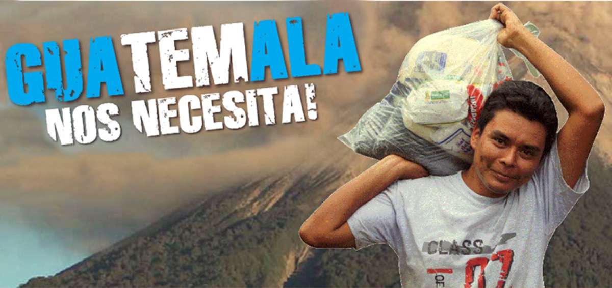 Afiche con el que la Iglesia invita a la ciudadan&iacute;a a donar a favor de Guatemala.