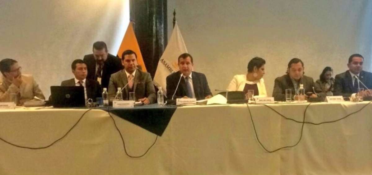 El titular del SRI durante su comparecencia ante la Comisi&oacute;n de Fiscalizaci&oacute;n y Control Pol&iacute;tico de la Asamblea Nacional.