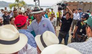El vicepresidente Jorge Glas dirigi&oacute; el Enlace Ciudadano 438 desde San Vicente, provincia de Manab&iacute;. Foto: Presidencia de la Rep&uacute;blica 