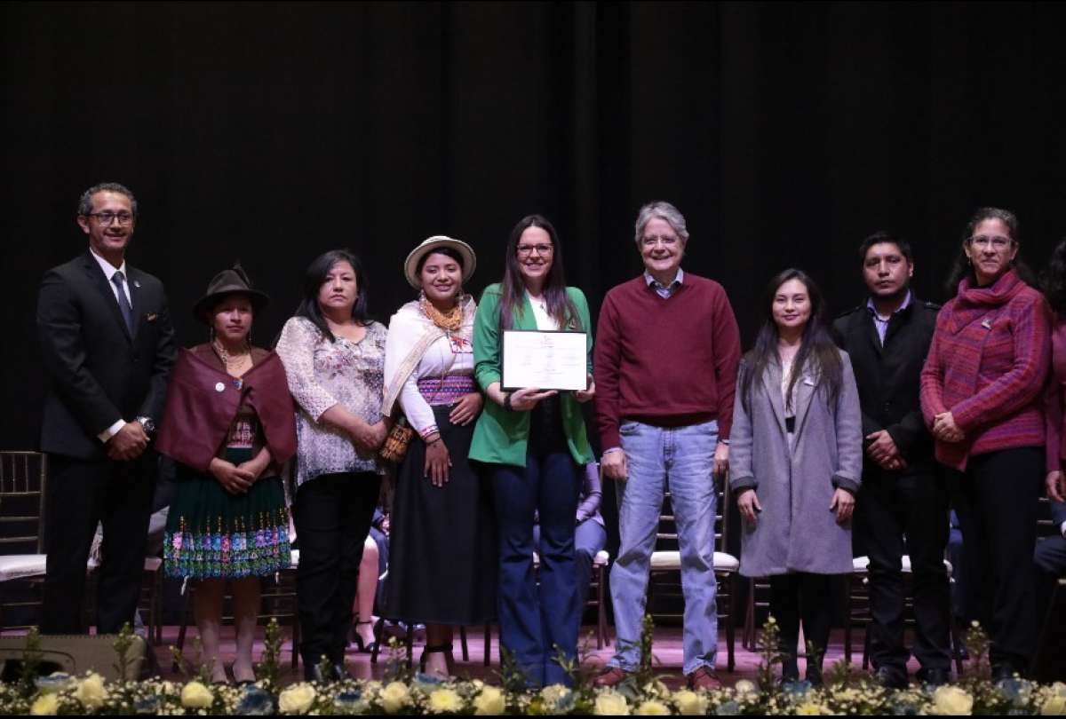 El presidente Guillermo Lasso participó en el lanzamiento de la iniciativa.