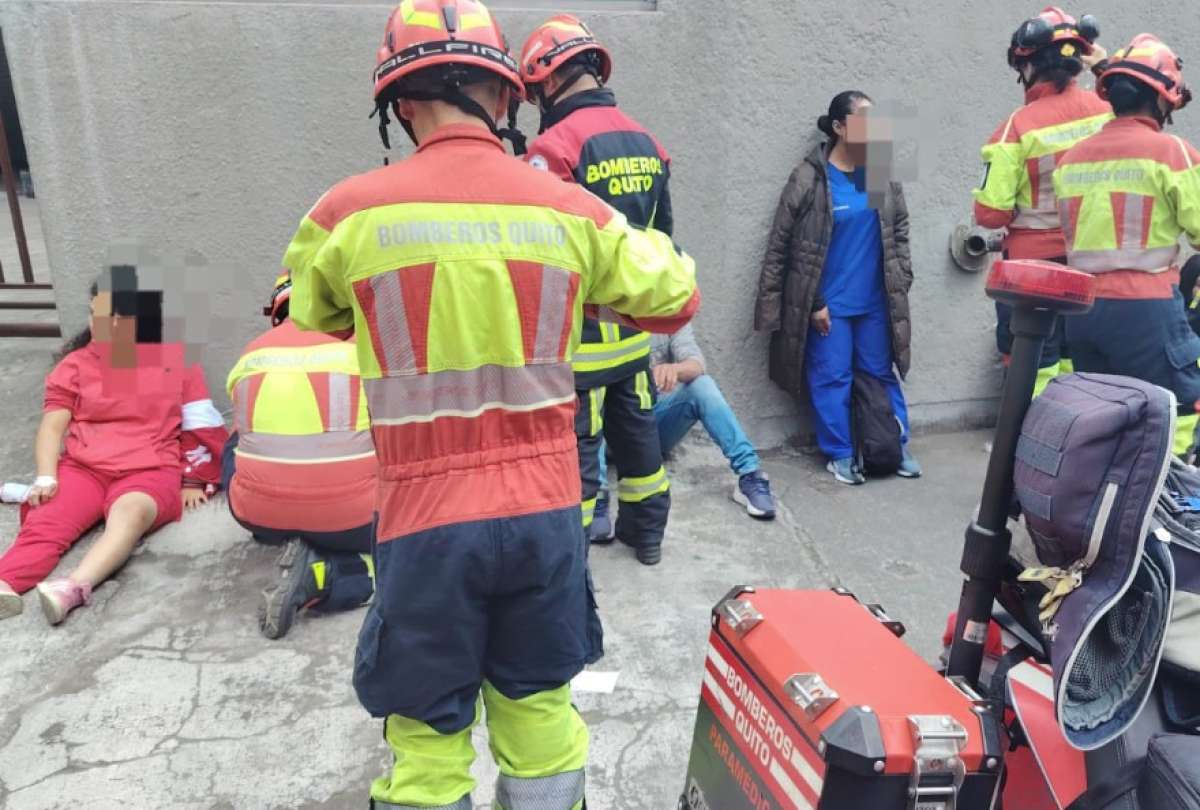 Ocho personas resultan afectadas en siniestro de tránsito en la Rumiñahui, norte de Quito