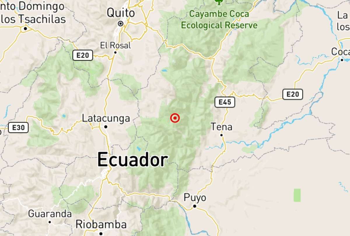 Temblor se registró en Napo este miércoles