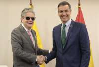 El Presidente de Gobierno español Pedro Sánchez llegó al Ecuador la noche del miércoles 24 de agosto.