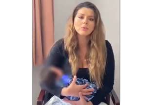 La comunicadora, madre de una niña de cinco años y de un bebé de tres semanas, pide ayuda gubernamental.