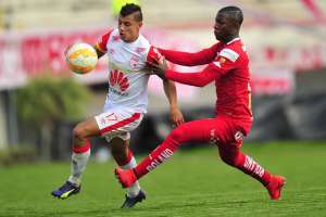 El partido de vuelta entre Liga de Loja y Santa Fe ser&aacute; en Bogot&aacute; el 20 de agosto. Foto: AFP