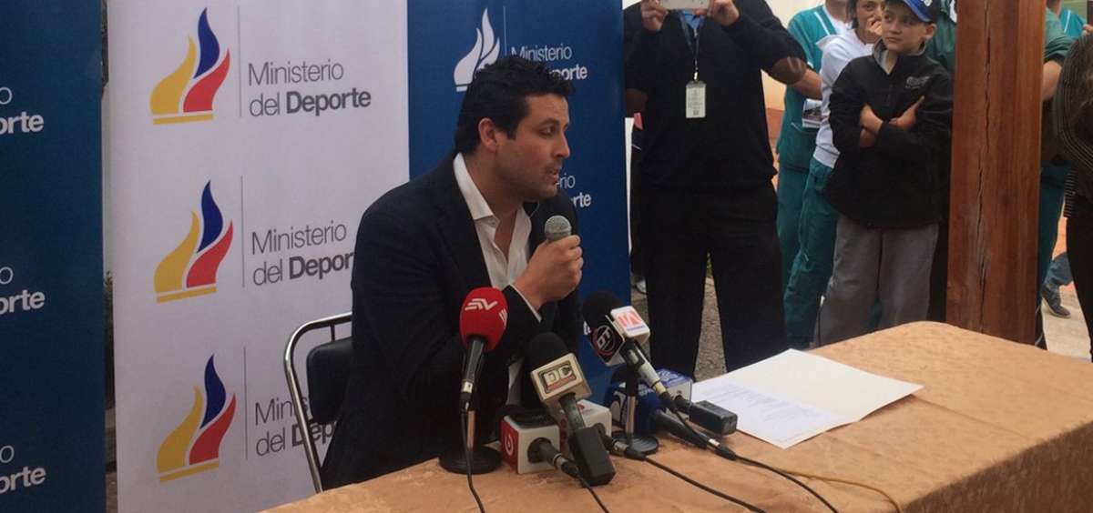 Xavier Enderica deja el Ministerio del Deporte