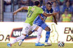 Marcos Caicedo (der.) fue la figura del &lsquo;Ballet&rsquo; al originar un penal y marcar el cuarto gol. Foto: Jos&eacute; Mor&aacute;n
