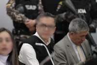 Wilman T. (der.) y Maribel B. fueron sentenciados por obstrucción a la justicia.
