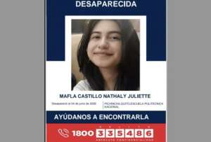 Las autoridades revisan c&aacute;maras de seguridad y rastrean los &uacute;ltimos movimientos de la joven, cuyo &uacute;ltimo registro conocido se report&oacute; alrededor de las 18:30 dentro del entorno universitario de Nathaly.