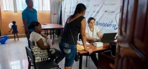 En el edificio de la Gobernaci&oacute;n se instalaron oficinas provisionales para ofrecer el servicio de inscripciones y partidas de nacimiento por parte del Registro Civil.