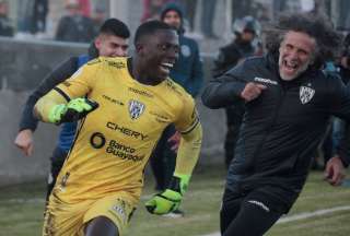 El golero Moisés Ramírez fue la gran figura de Independiente del Valle en el duelo con La Unión. 