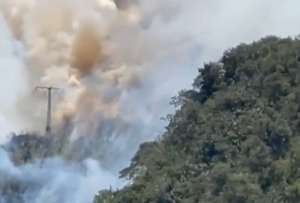 El incendio est&aacute; siendo controlado