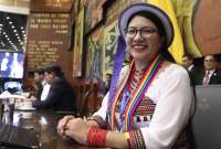 La legisladora Carmen Tiupul fue elegida como segunda vicepresidenta del Legislativo.