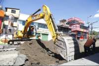 Siete frentes de obras viales están activos en Quito.