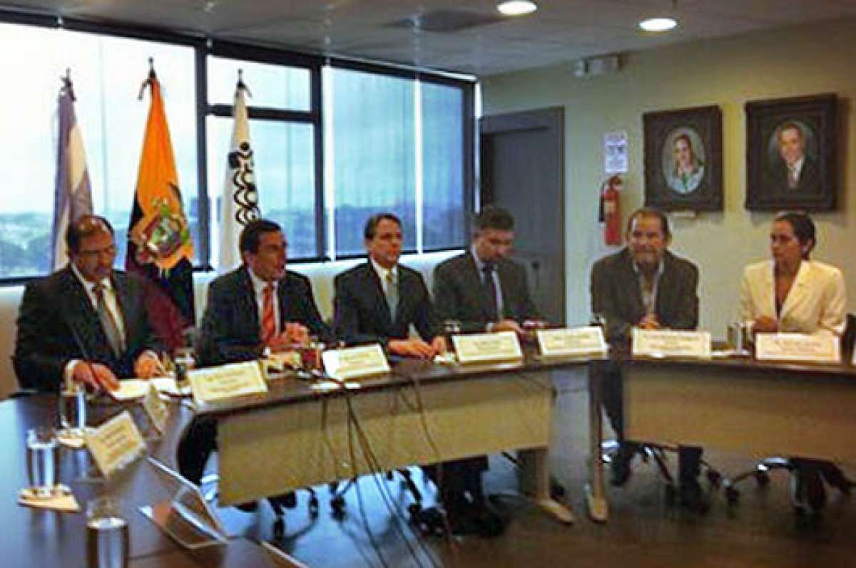 Los empresarios se reunieron en Guayaquil. Foto: Twitter @Johanna_Ramos