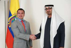 Como parte de su visita, Noboa mantendr&aacute; una reuni&oacute;n bilateral con el jeque Mohamed bin Zayed Al Nahyan.