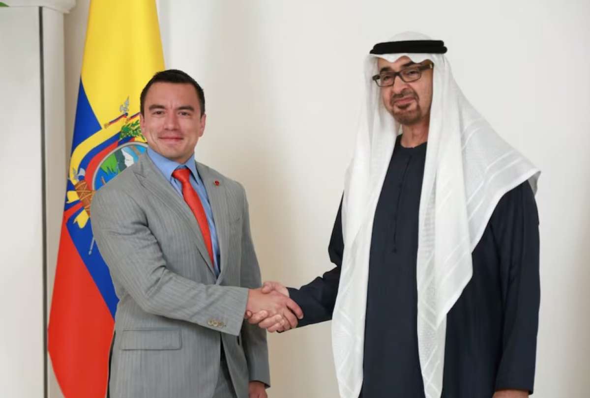 Como parte de su visita, Noboa mantendr&aacute; una reuni&oacute;n bilateral con el jeque Mohamed bin Zayed Al Nahyan.