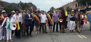 Legisladores asistieron a desfile c&iacute;vico ecuatoriano en Nueva York