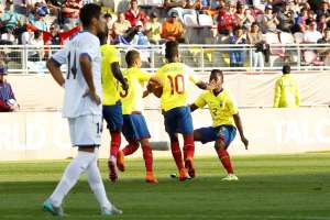 Ecuador lidera el Grupo D con 3 puntos, seguido por B&eacute;lgica y Mal&iacute;, ambos con una unidad. Foto: AFP