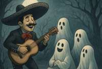 Entre velas y fotos antiguas: la noche en que un mariachi cantó para fantasmas en Cuenca
