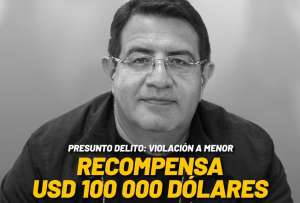 Gobierno busca a Santiago Díaz Asque y ofrece recompensa de USD 100.000