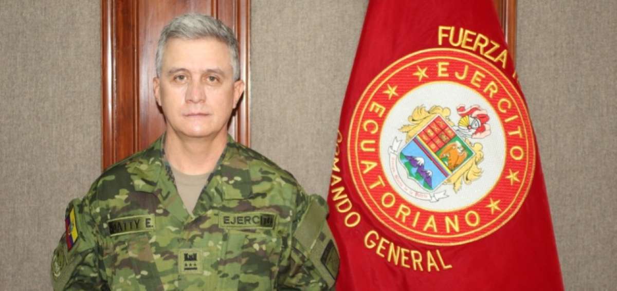 El coronel ascendido Fernando Addaty.