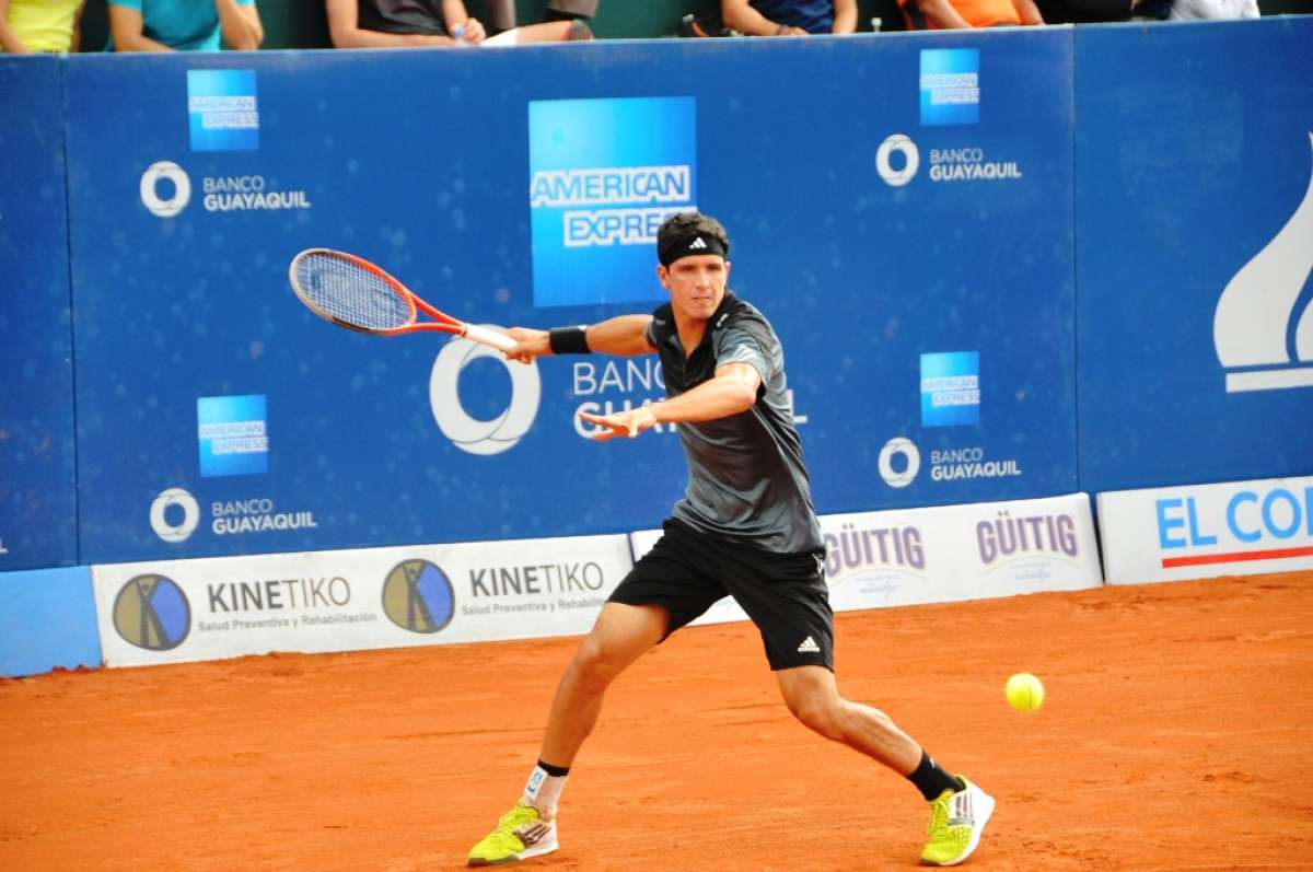 Emilio G&oacute;mez es el tenista ecuatoriano con mejor ranking ATP al momento (284). Foto: Cortes&iacute;a