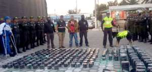 En Mascarilla&nbsp;transportaban en cabezal 1042 latas de sardina con coca&iacute;na