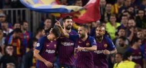 Jordi Alba sell&oacute; la victoria con el segundo tanto del cuadro catal&aacute;n.