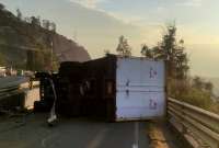 El 12 de octubre se registró un accidente de tránsito en la av. Simón Bolívar a la altura de Zámbiza. 