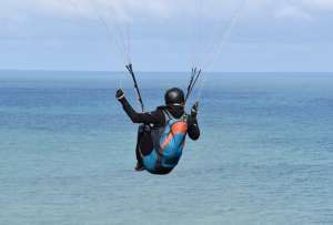 Tijana Radonjic practicaba parapente cuando sufrió un ataque de pánico. 