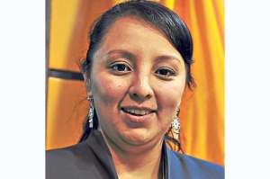 Ruth Caldas, presidenta de la Comisi&oacute;n de Planificaci&oacute;n Financiera y vicealcaldesa de Cuenca 
