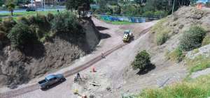 La escombrera habilitada desde este viernes en la quebrada R&iacute;o Grande operar&aacute; por un lapso de siete meses.