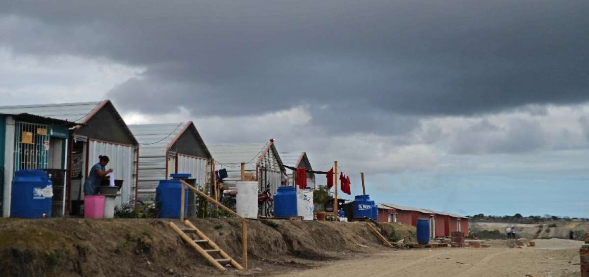 Los moradores del reasentamiento Ceibo Renacer, ubicado en la parte m&aacute;s alta de Manta, se acostumbraron al lugar en poco tiempo.