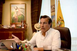 Jimmy Jairala, prefecto del Guayas. Foto: Jos&eacute; Mor&aacute;n/El Tel&eacute;grafo