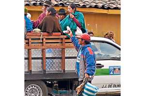 El uso de camionetas es inevitable